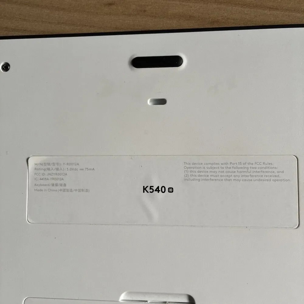 Logitech k540 wireless